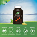Nature's Way NutraSea Omega-3 Liquid Gels High DHA - 60 softgels Fresh Mint - Omega 3