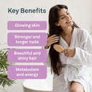 Organika Biotin 10,000MCG - 120 capsules - Vitamin B