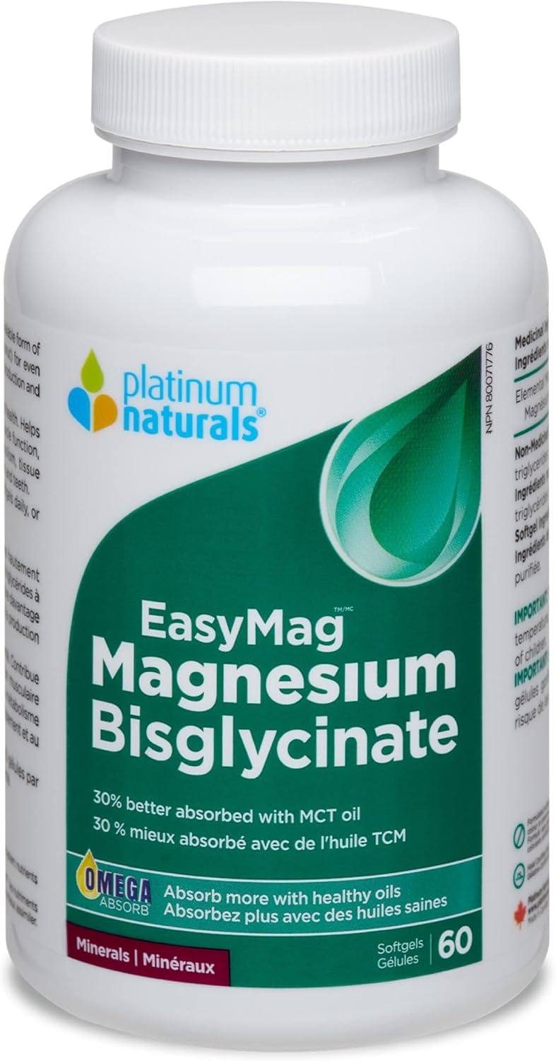 Platinum Naturals EasyMag™ Magnesium Bisglycinate 60