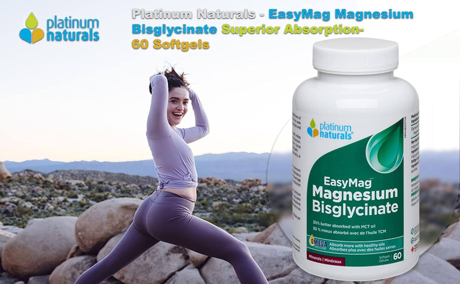 Platinum Naturals EasyMag™ Magnesium Bisglycinate 60