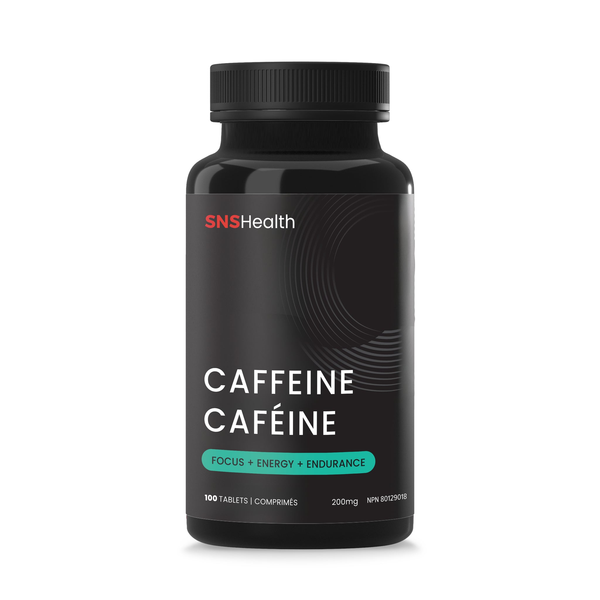 SNS Caffeine 200mg, 100 Tablets