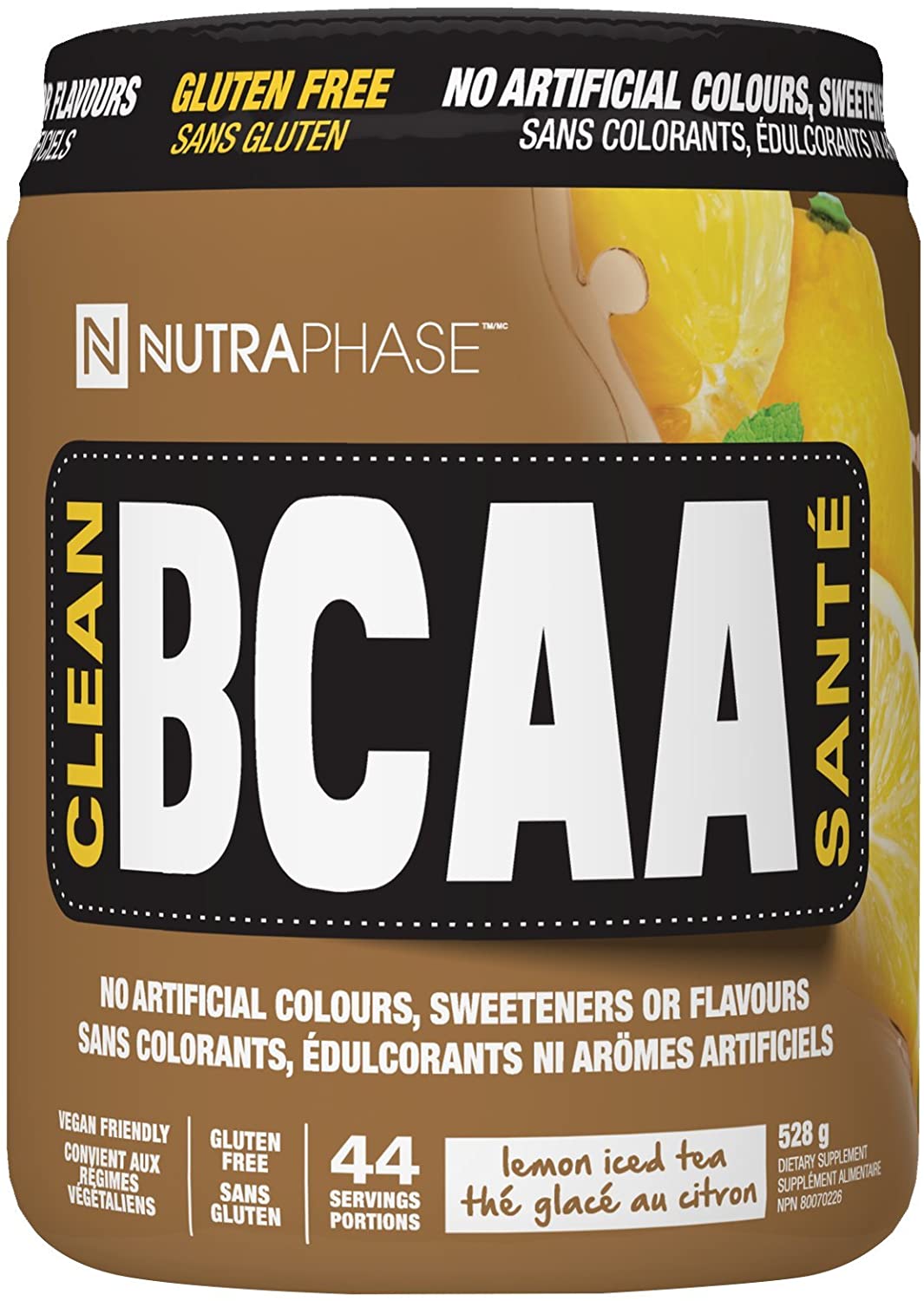 Nutraphase Clean BCAA - LEMON ICED TEA 44 Servings - BCAA