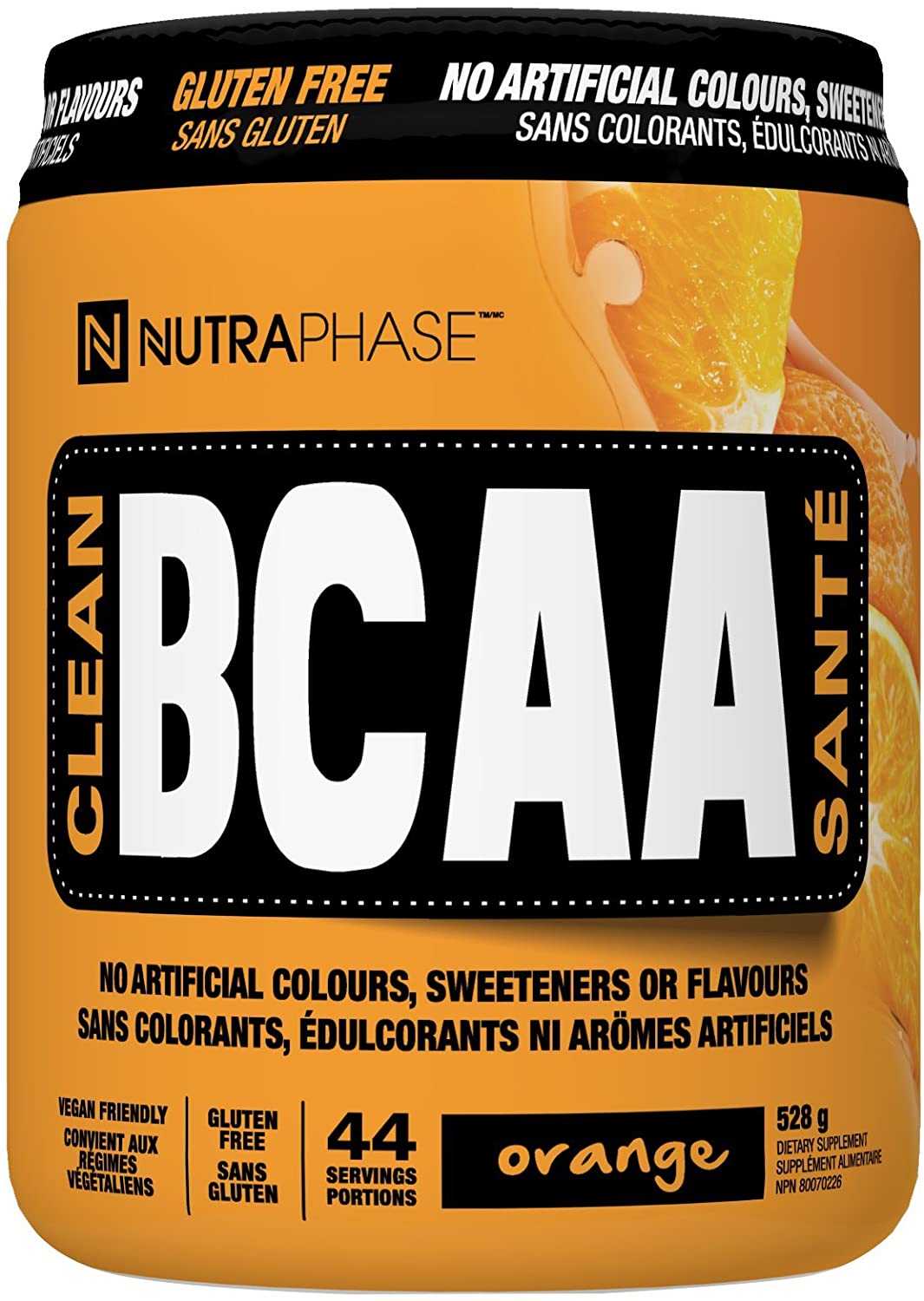 Nutraphase Clean BCAA - ORANGE 44 Servings - BCAA