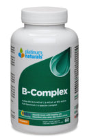 Platinum Naturals B-Complex - 60 capsules - Vitamin B