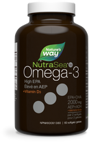 NutraSea HP+D Omega-3 Liquid Gels - 60 softgels Fresh Mint - Omega 3