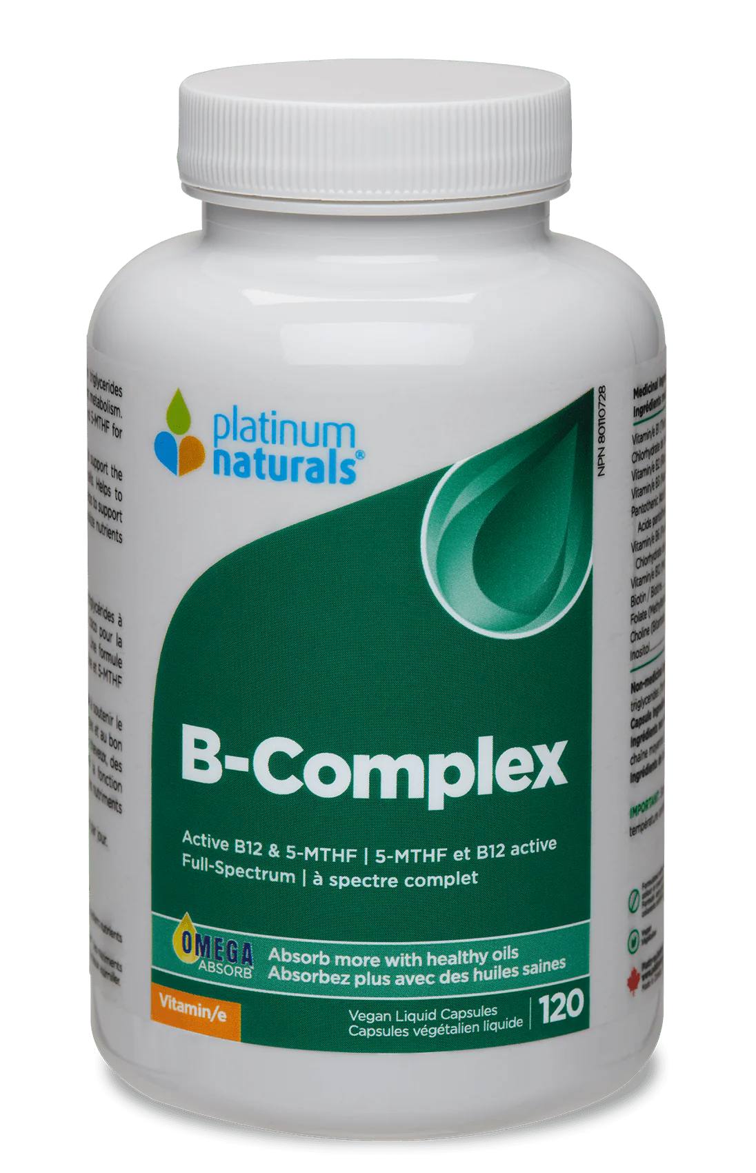 Platinum Naturals B-Complex 120