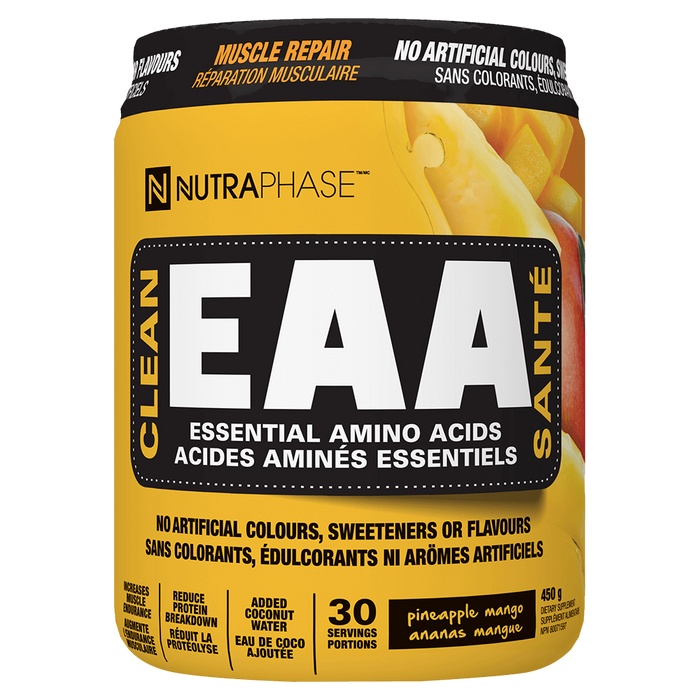 Nutraphase Clean EAA 30 servings - PINEAPPLE MANGO - Amino Acids