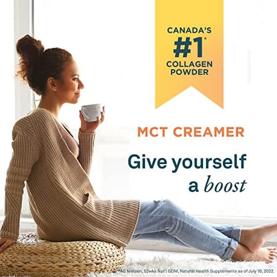 Organika Enhanced Collagen MCT Creamer - Vanilla 150g - Collagen
