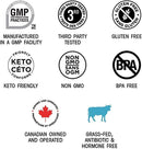 Organika Enhanced Collagen MCT Creamer - Vanilla 150g - Creamer