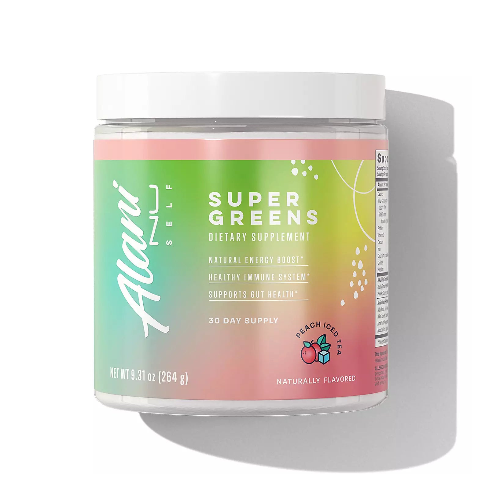 Alani Nu Super Greens 219g / Peach Iced Tea / 10/31/2024