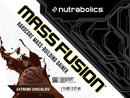 Nutrabolics Mass Fusion - Extreme Chocolate 12lb - - Mass Gainer