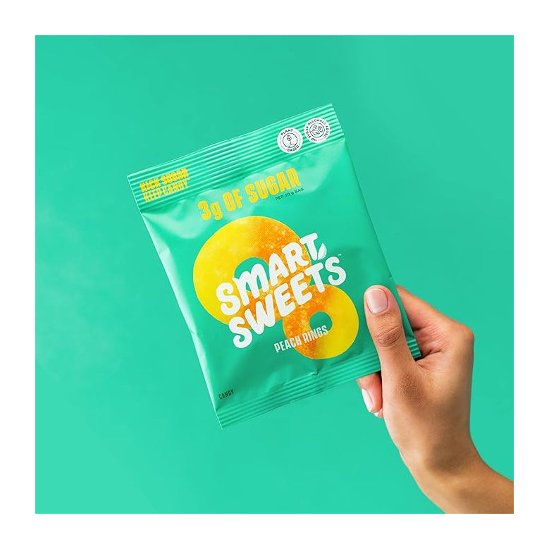 Smart Sweets Candy Peach Rings / 50g