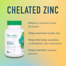 Organika Chelated Zinc 50mg - 45 tablets - Zinc