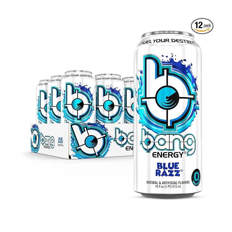 Bang Energy Drink BLUE RAZZ / 12 unit x 473ml