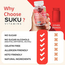 SUKU Vitamins Appley Ever After Gummies - 60 gummies - Apple Cider Vinegar