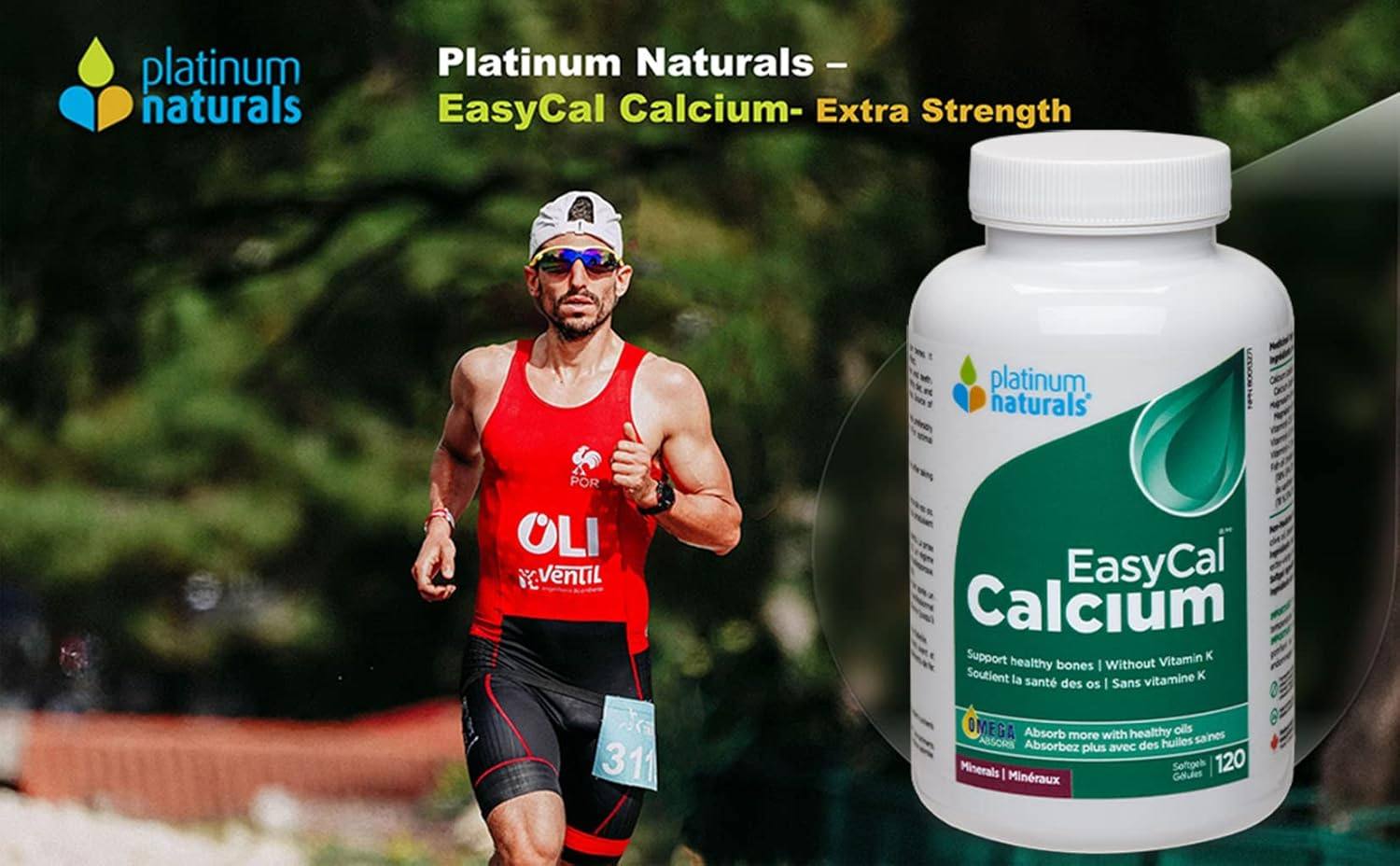 Platinum Naturals EasyCal Calcium - 120 softgels - Calcium