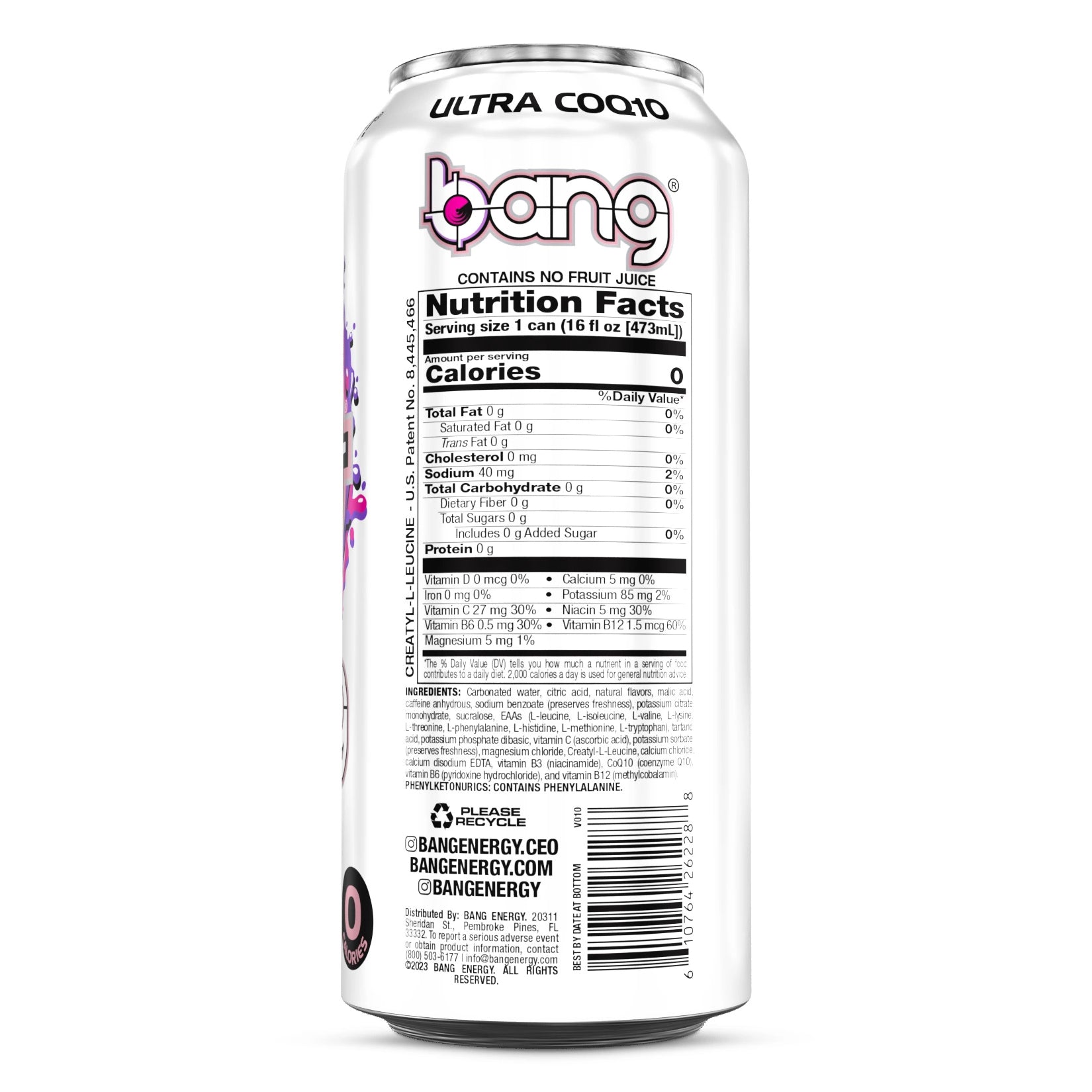 Bang Energy Drink FROSE ROSE / 12 unit x 473ml