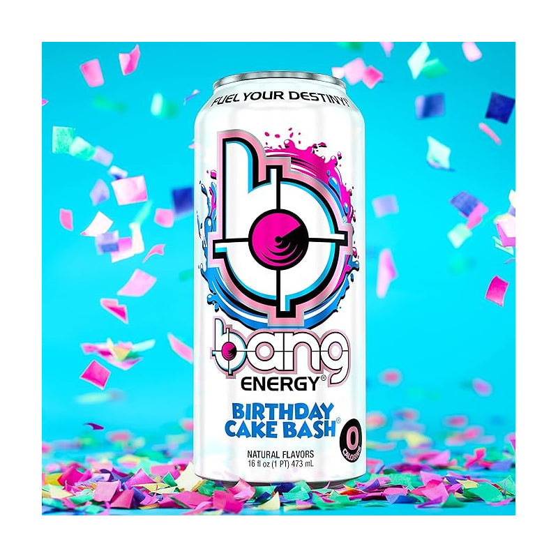 Bang Energy Drink BIRTHDAY CAKE BASH / 12 unit x 473ml