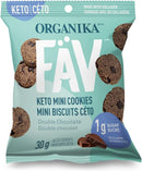 Organika FÄV Keto Mini Cookies - Double Chocolate 12-pack (30g) - Cookies