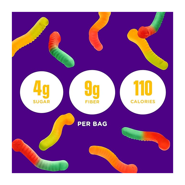 Smart Sweets Candy Gummy Worms / 50g