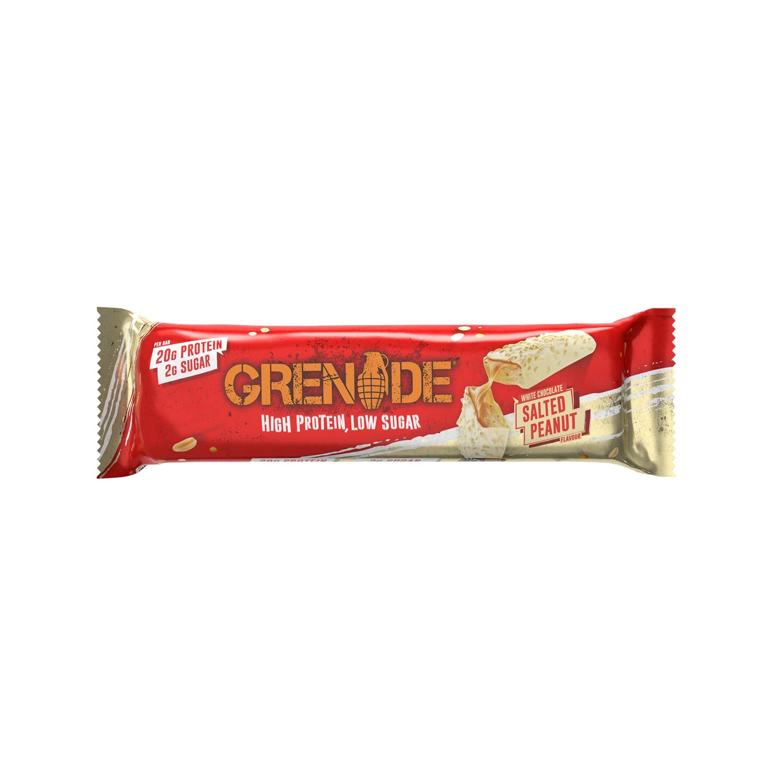 Grenade Protein Bars White Chocolate Salted Peanut / Single Bar