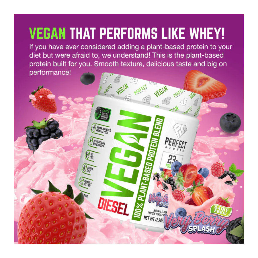 Perfect Sports DIESEL Vegan Protein Very Berry / 700g