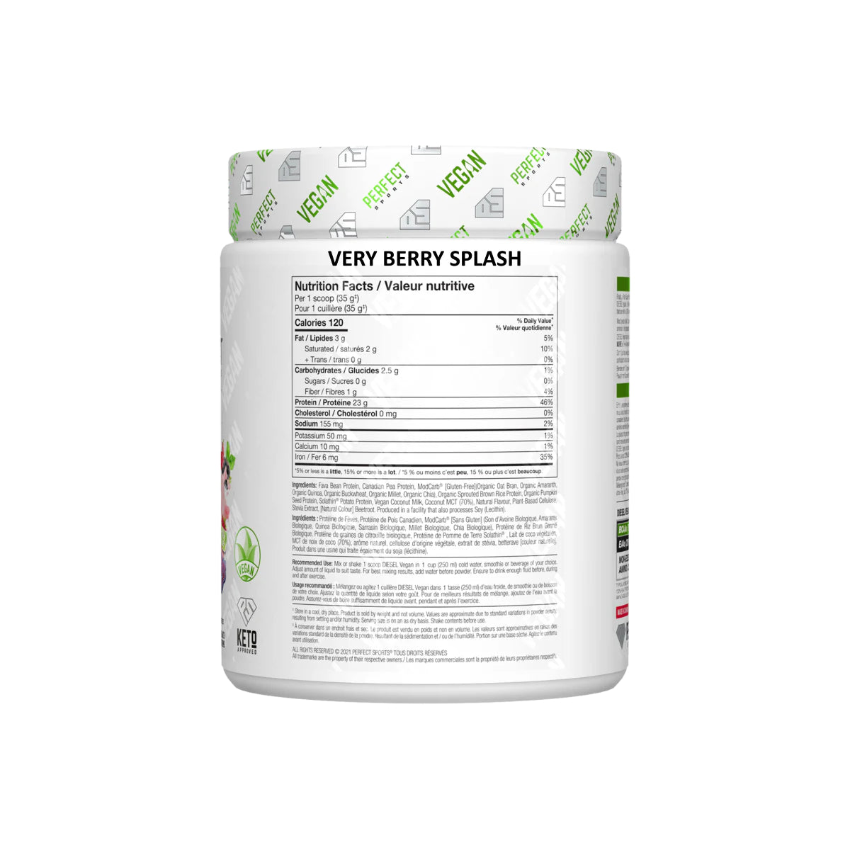 Perfect Sports DIESEL Vegan Protein Very Berry / 350g