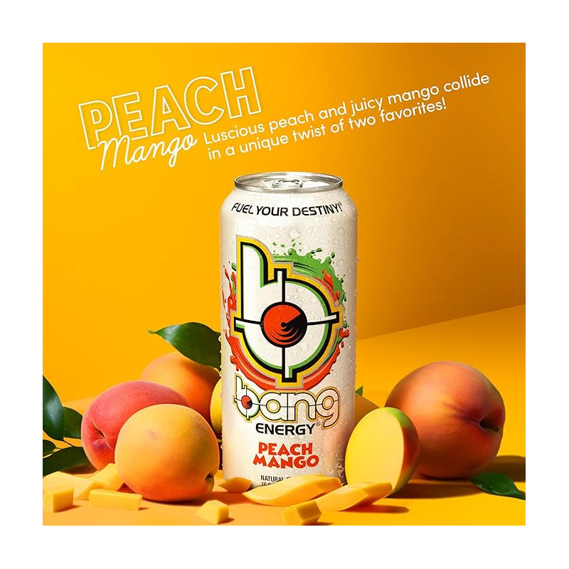 Bang Energy Drink PEACH MANGO / 12 unit x 473ml