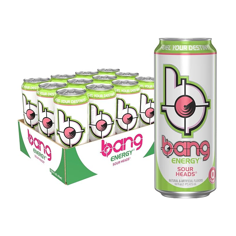 Bang Energy Drink SOUR HEADS / 12 unit x 473ml