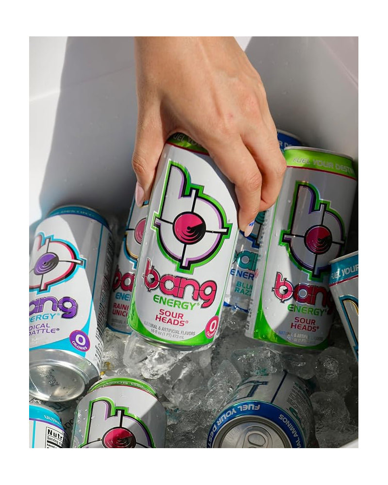 Bang Energy Drink SOUR HEADS / 12 unit x 473ml