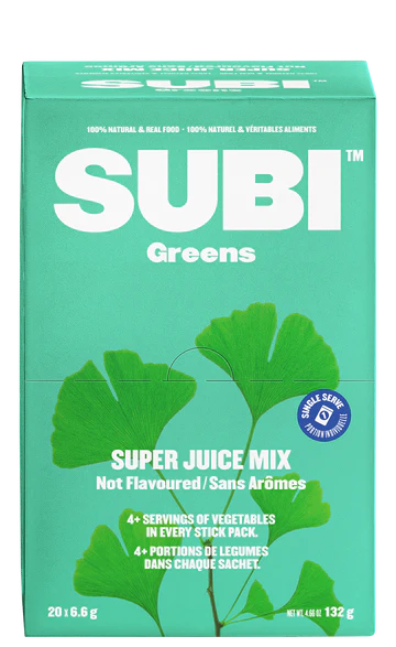 SUBI Super Juice Mix - Unflavored 20 individual sachets (6.6g) - Superfoods