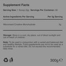 Warrior Creatine - Unflavoured 300g - Creatine