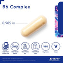 Pure Encapsulations B6 Complex - 60 capsules - Vitamin B