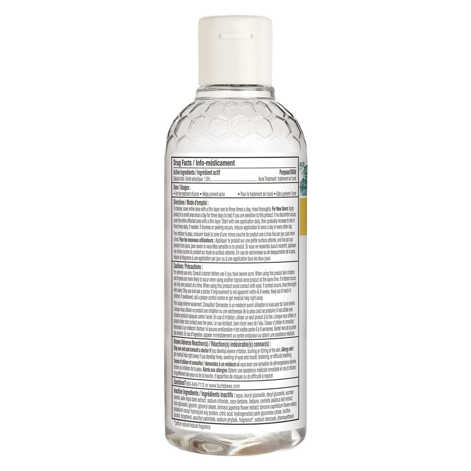 Burt's Bees Natural Acne Solutions Purifying Gel Cleanser - 147.8ml - Skin Care