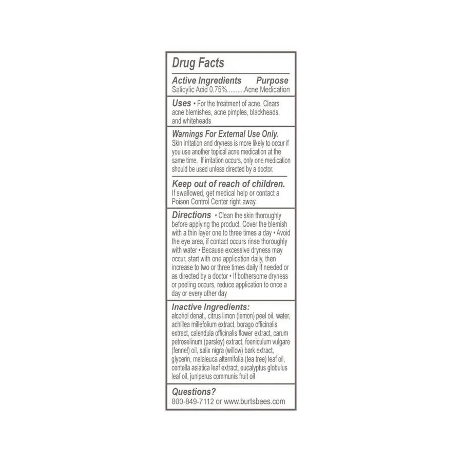 Burt's Bees Natural Acne Solutions Targeted Spot Treatment - 7.68ml - Skin Care