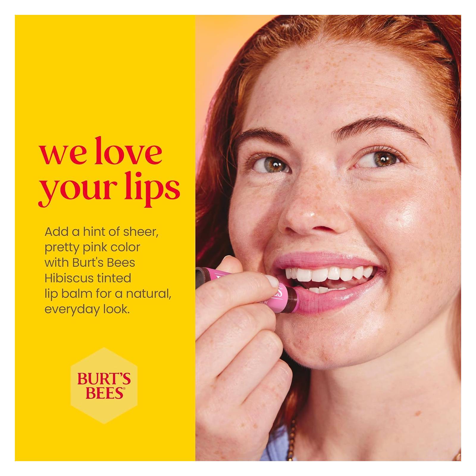 Burt's Bees Tinted Lip Balm - Rose 4.25g - Skin Care