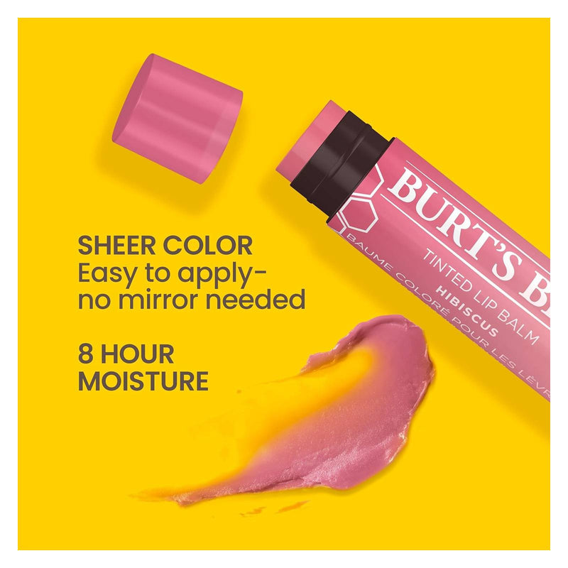 Burt's Bees Tinted Lip Balm - Rose 4.25g - Skin Care