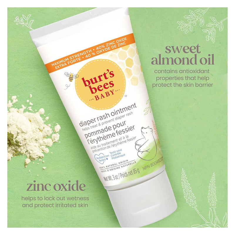 Burt's Bees Baby Bee Diaper Rash Ointment - 85g - Baby Care
