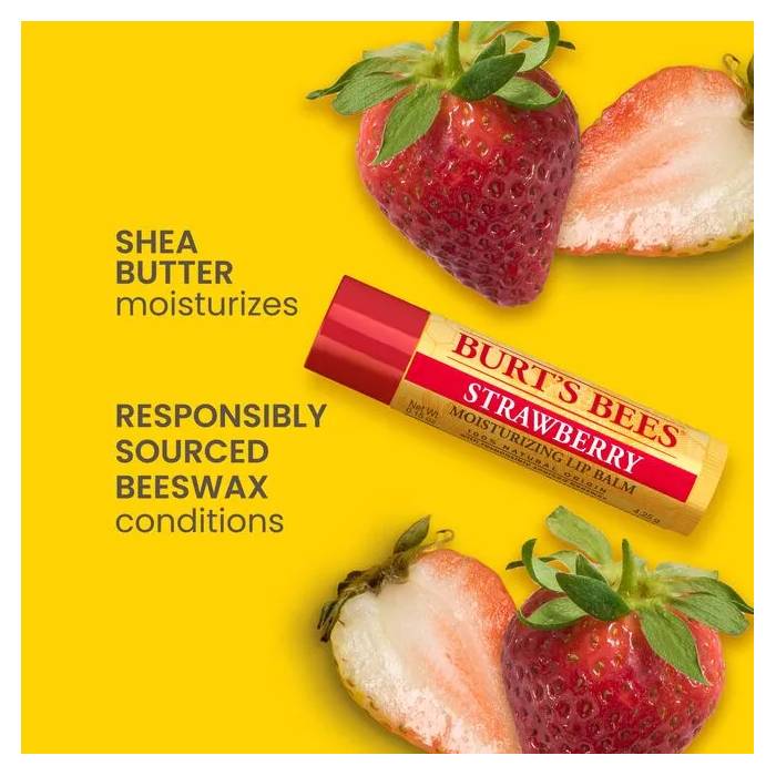 Burt's Bees Lip Balm - Strawberry 4.25g - Skin Care