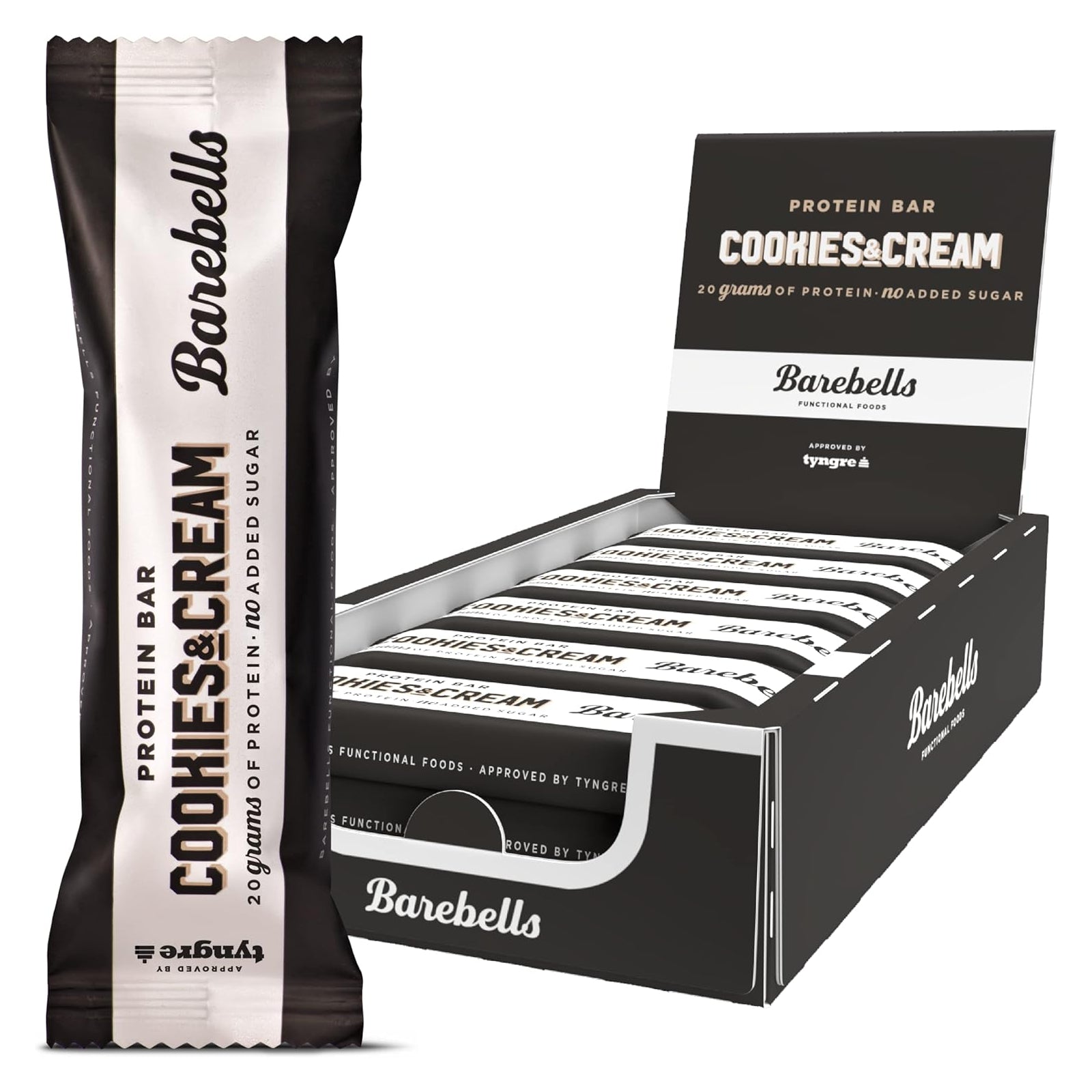 Barebells Protein Bars - Cookies & Cream 12-pack - Protein snacks