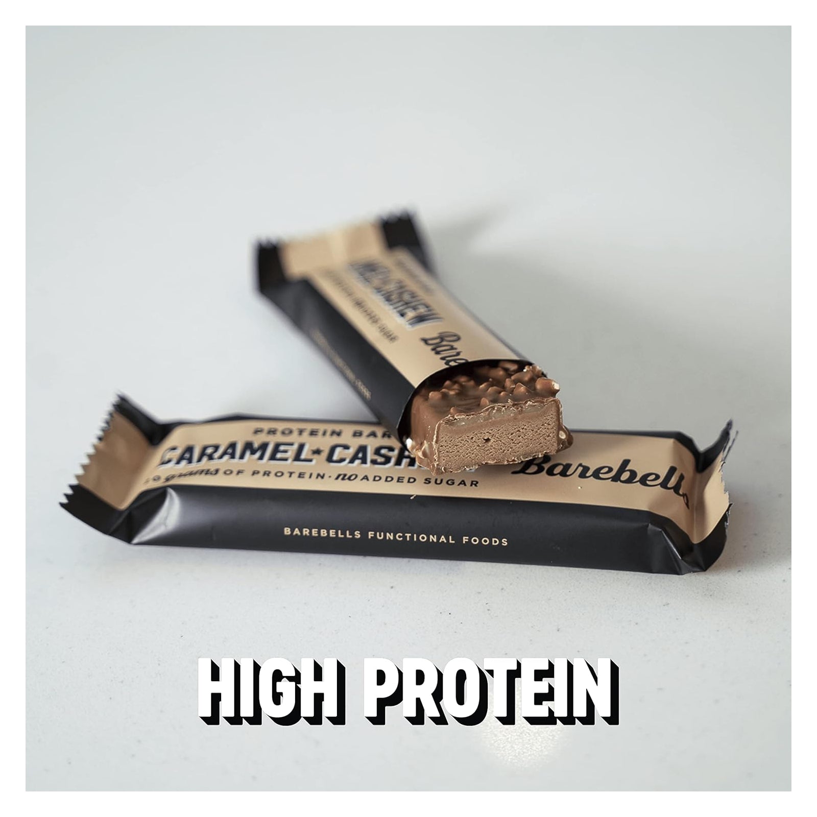 Barebells Protein Bars - Caramel Cashew 12-pack - Protein snacks