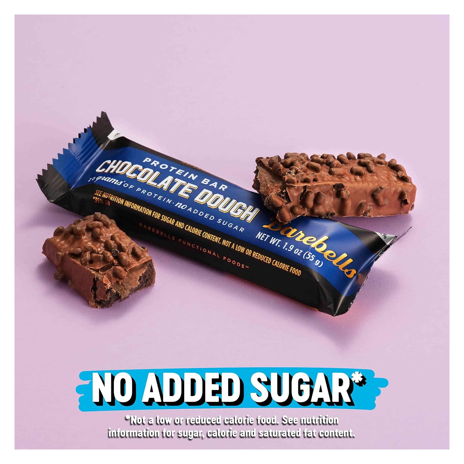 Barebells Protein Bars - Chocolate Dough Single bar - Protein snacks