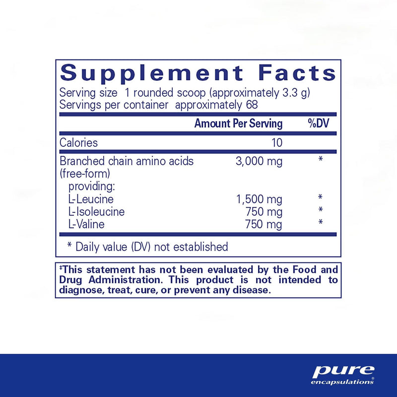 Pure Encapsulations BCAA powder  227g