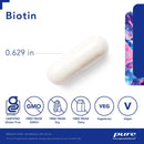Pure Encapsulations Biotin 8 mg - 120 capsules - Vitamin B