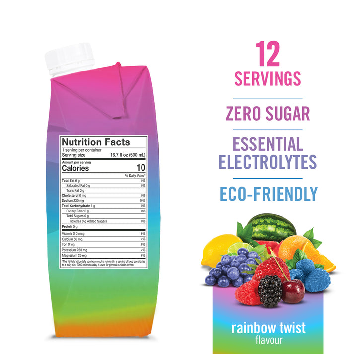 BioSteel Sports Drink - Rainbow Twist 12-pack - - Energy Drinks