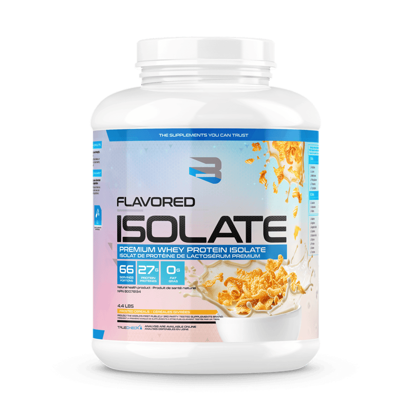 Believe Supplements Flavored Isolate - Frosted Cereals 66 serv (4.4lbs) - Protein Powder