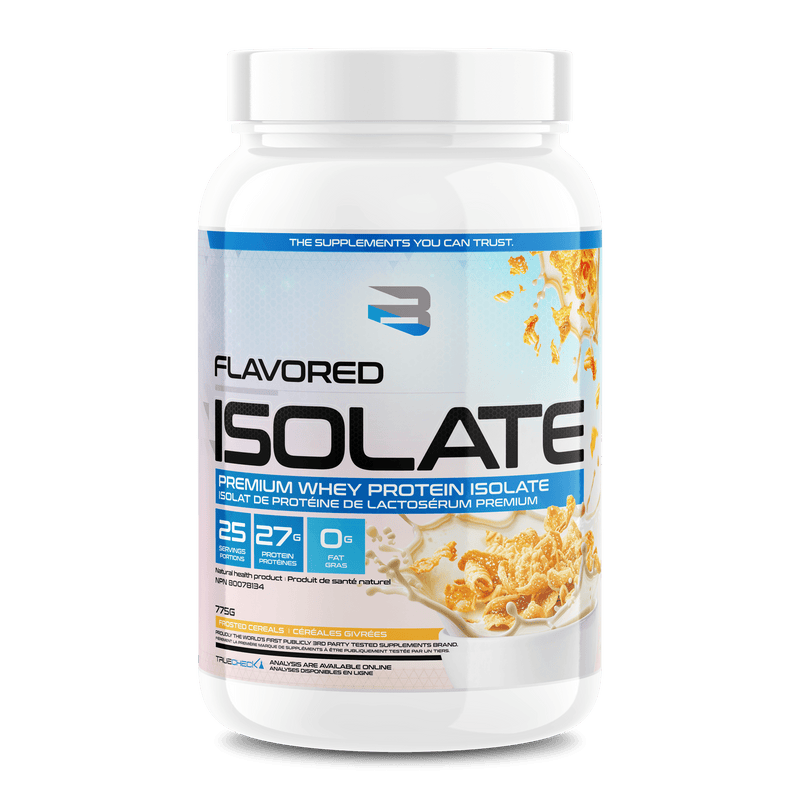 Believe Supplements Flavored Isolate - Frosted Cereals 25 serv (775g) - Protein Powder