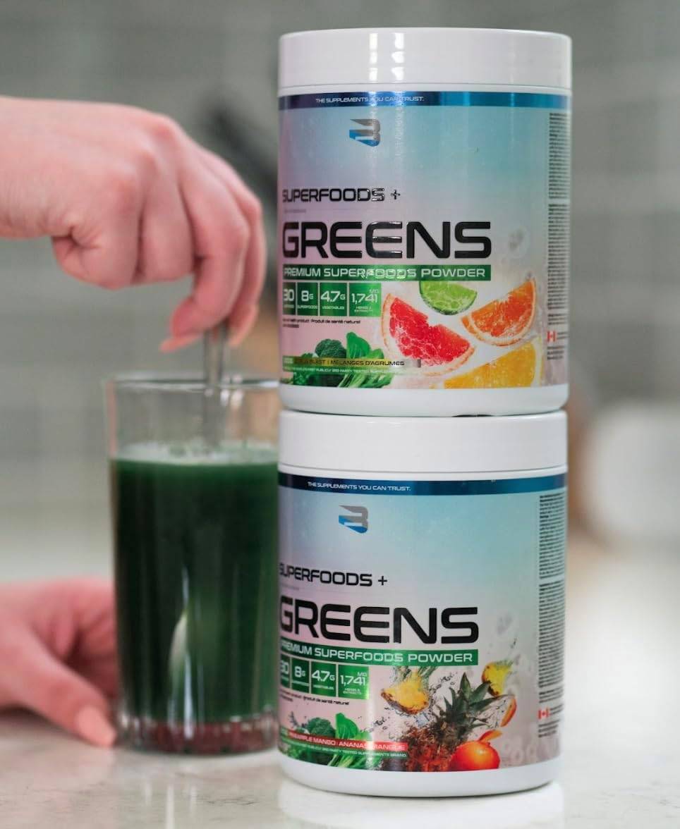 Believe Supplements Superfoods + Greens - Pineapple Mango 300 g - Greens