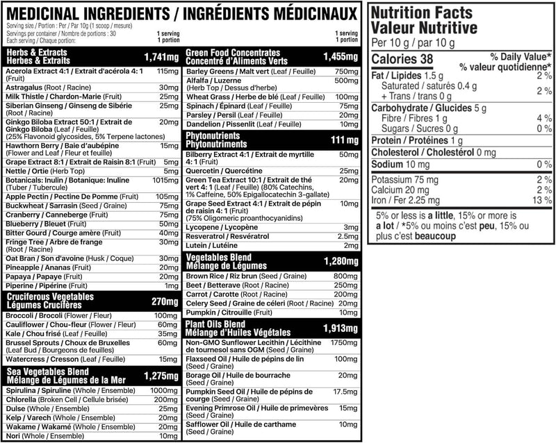 Believe Supplements Superfoods + Greens - Strawberry Coconut 300 g - Greens