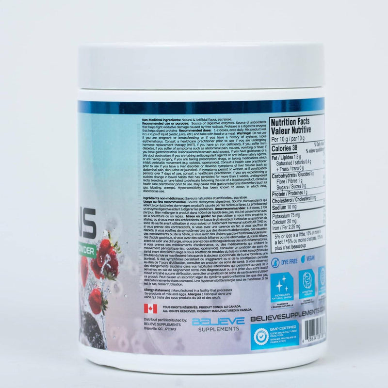 Believe Supplements Superfoods + Greens - Strawberry Coconut 300 g - Greens